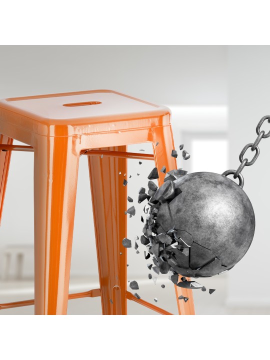 4 baarijakkaran setti Joshua, oranssi