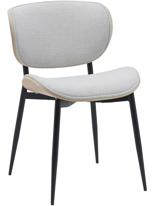 Vierailutuoli Enid kangasta, luonnonvärinen/kermanvärinen