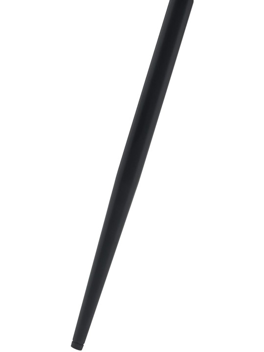 Vierailutuoli Enid keinonahkaa, pähkinä/musta