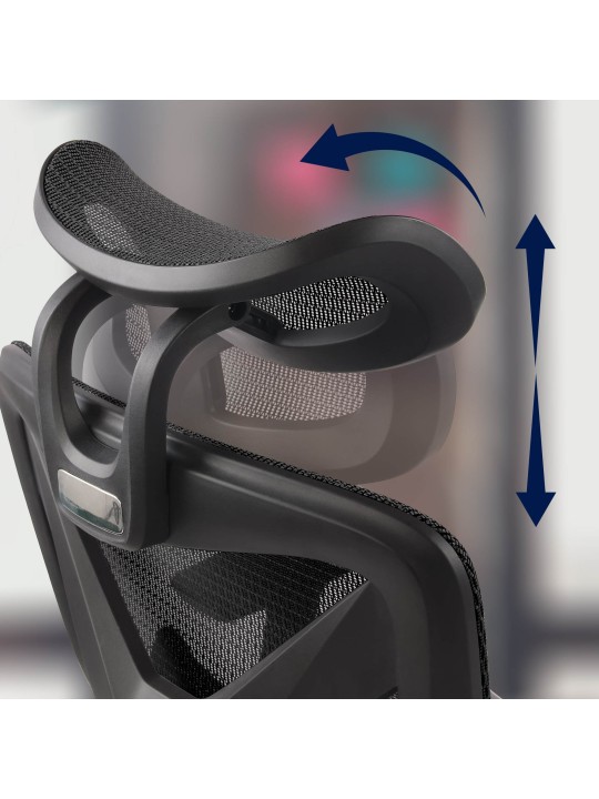 Reston työtuoli, musta/musta