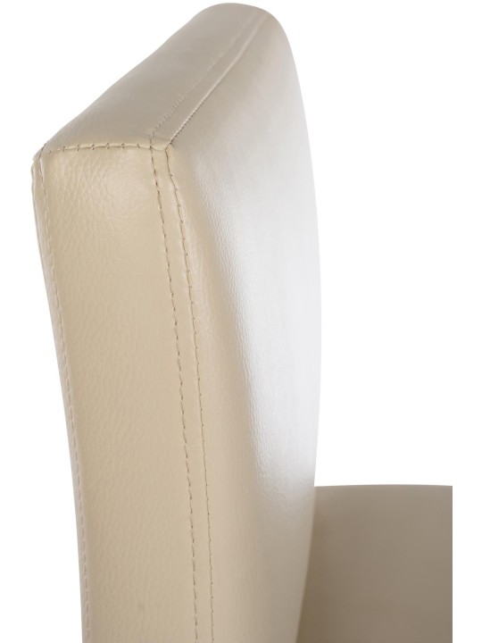 Baarijakkara Newport keinonahka B, kermanvärinen