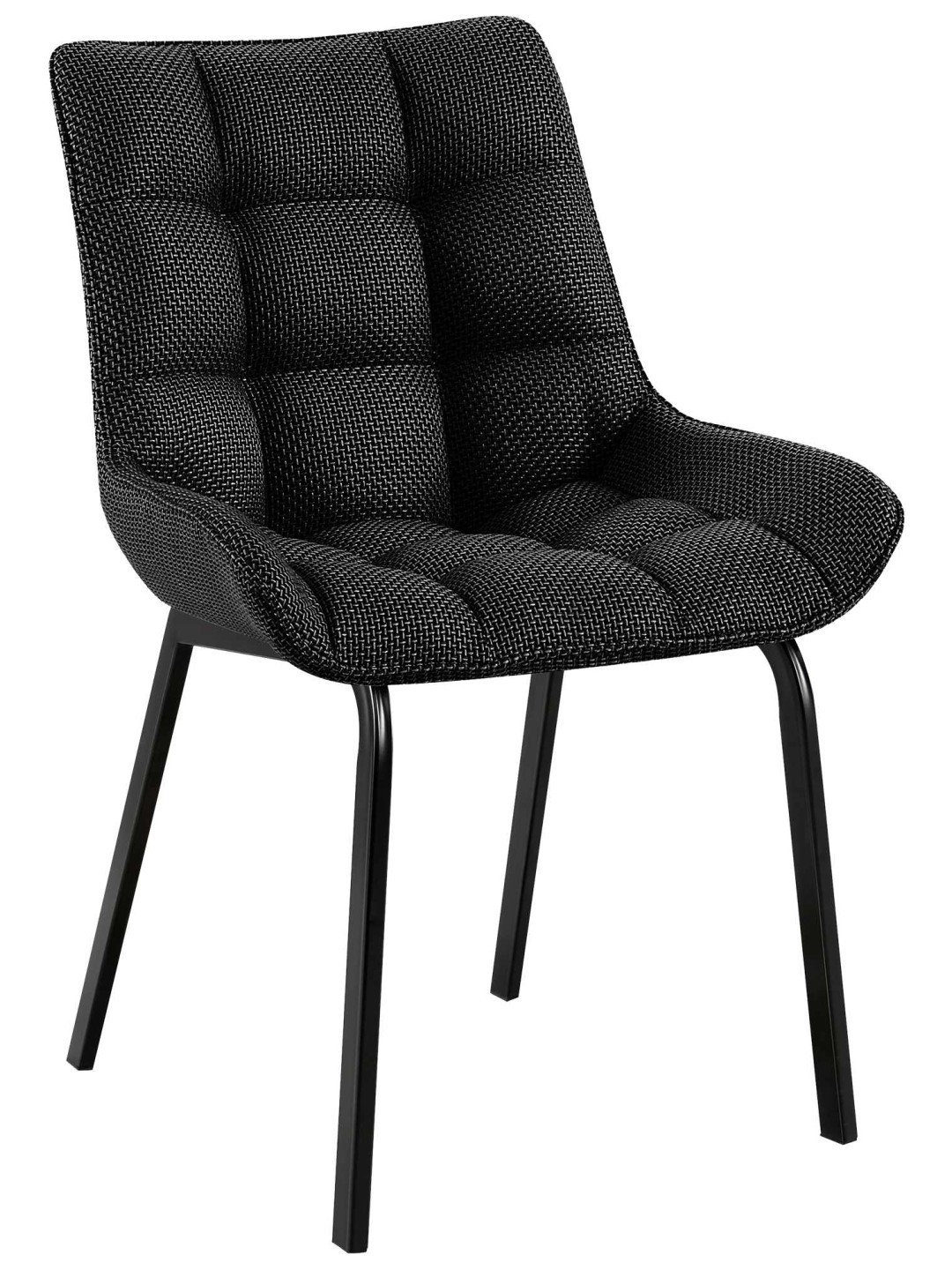 Tuoli Saranda kangasta, titaaninharmaa