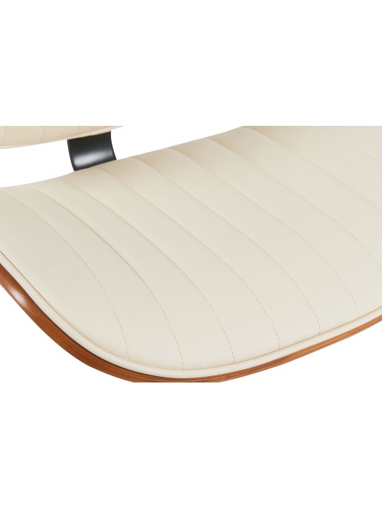 Baarijakkara Clawson keinonahka, pähkinä/kermanvärinen