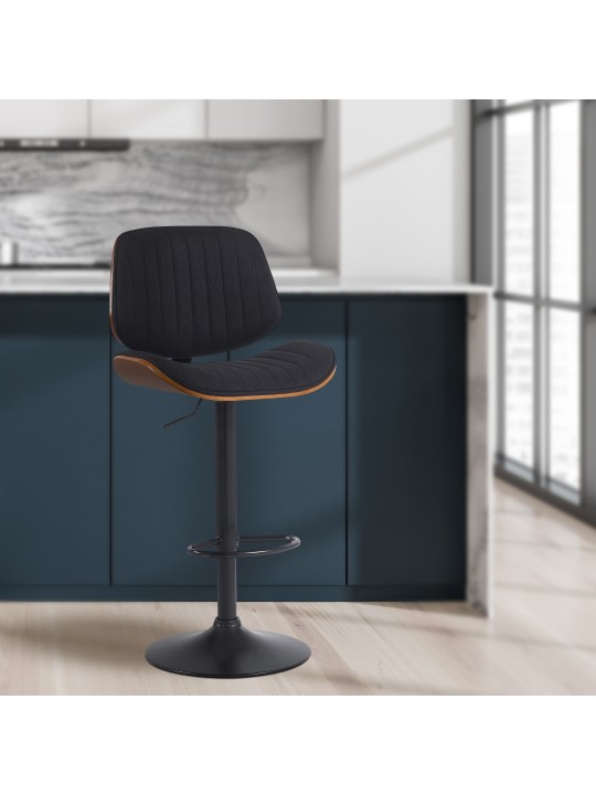 Baarijakkara Clawson kangas, pähkinä/musta