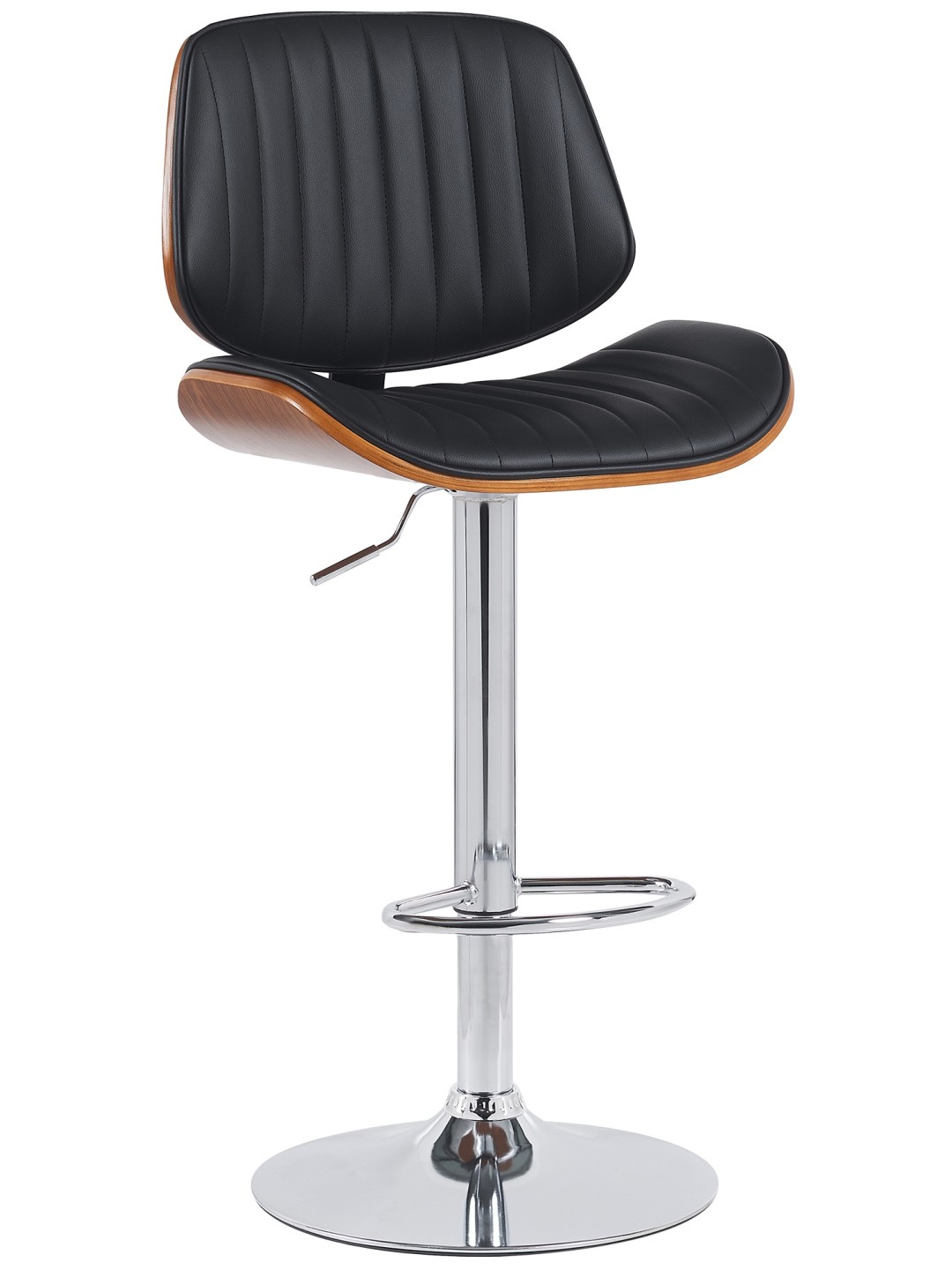 Baarijakkara Clawson keinonahka kromi, pähkinä/musta