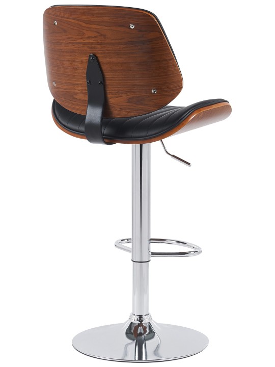 Baarijakkara Clawson keinonahka kromi, pähkinä/musta