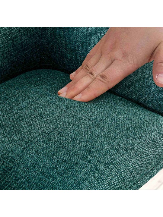 Tuoli Tipton kangasta, tummanvihreä Tuoli Tipton kangasta, tummanvihreä