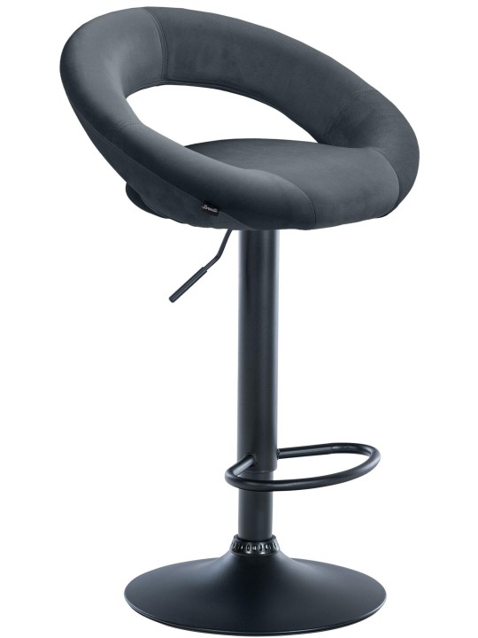 Baarijakkara Olinda velvet, tummanharmaa