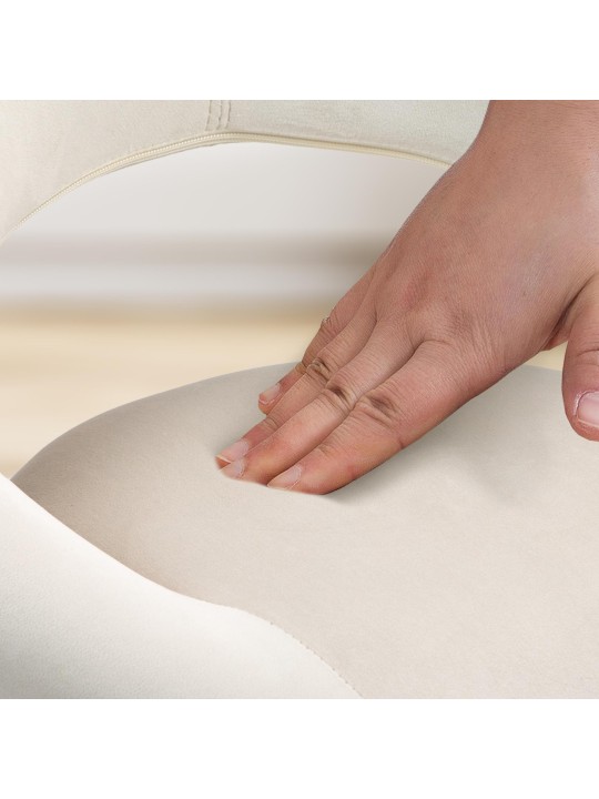 Baarijakkara Olinda velvet, kermanvärinen