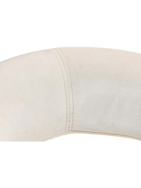 Baarijakkara Olinda velvet, kermanvärinen