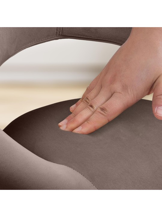 Baarijakkara Olinda velvet, ruskea