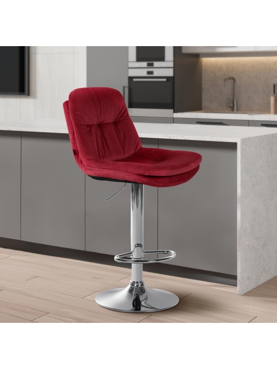 Baarijakkara Laurel Velvet Chrome, punainen