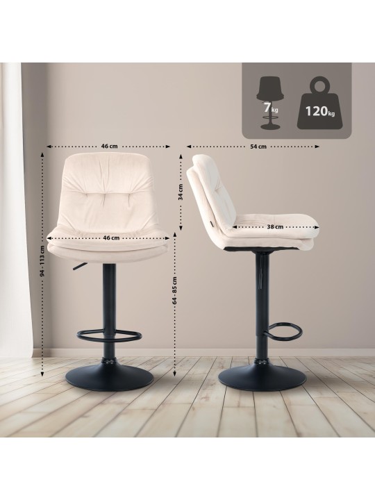 Baarijakkara Laurel velvet, kermanvärinen Baarijakkara Laurel velvet, kermanvärinen