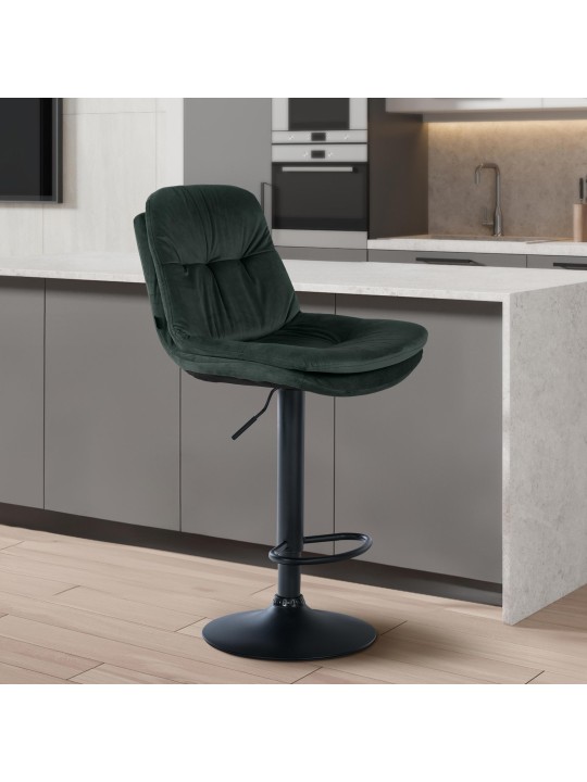 Baarijakkara Laurel velvet, tummanvihreä