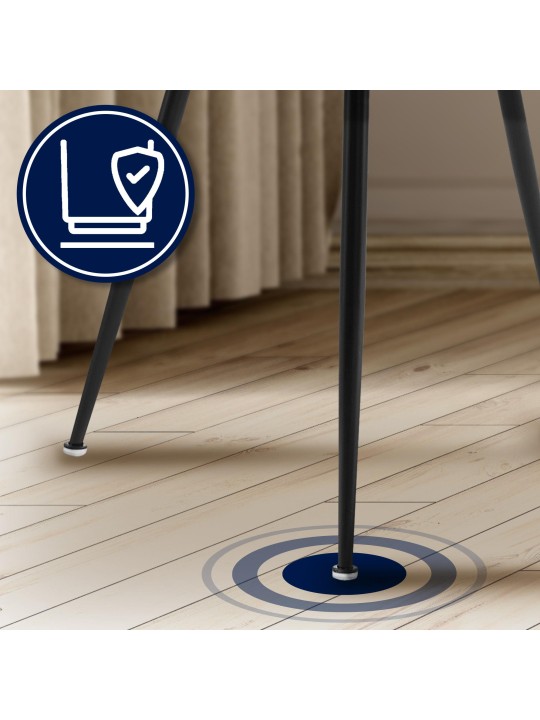 Jaysie samettinen ruokatuoli, kermanvärinen