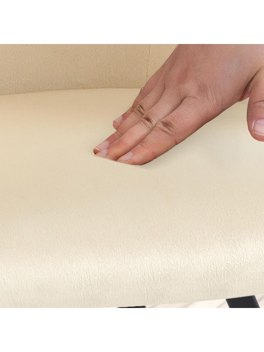 Jaysie samettinen ruokatuoli, kermanvärinen