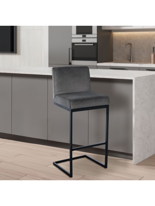 Baarijakkara Hopewell Velvet B, harmaa