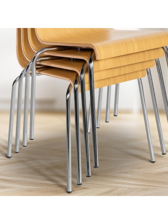 Gahanna vierailijatuoli, luonnonvärinen