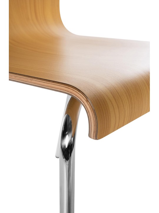 Gahanna vierailijatuoli, luonnonvärinen