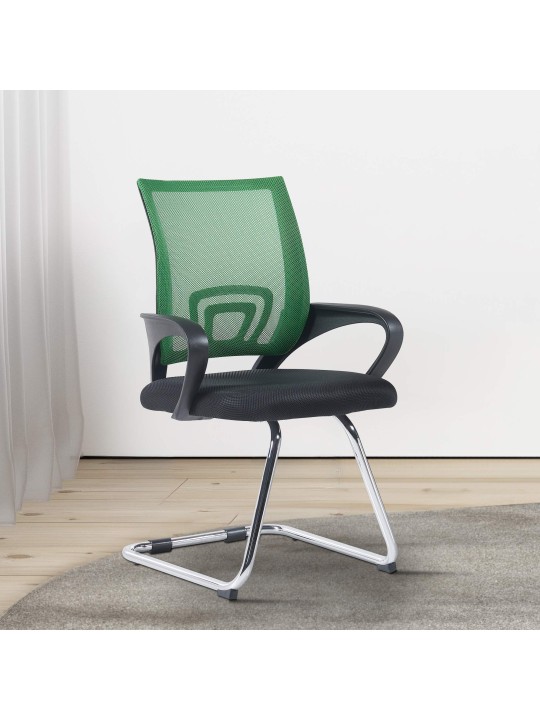 2 vierailijatuolin setti Eureka, vihreä