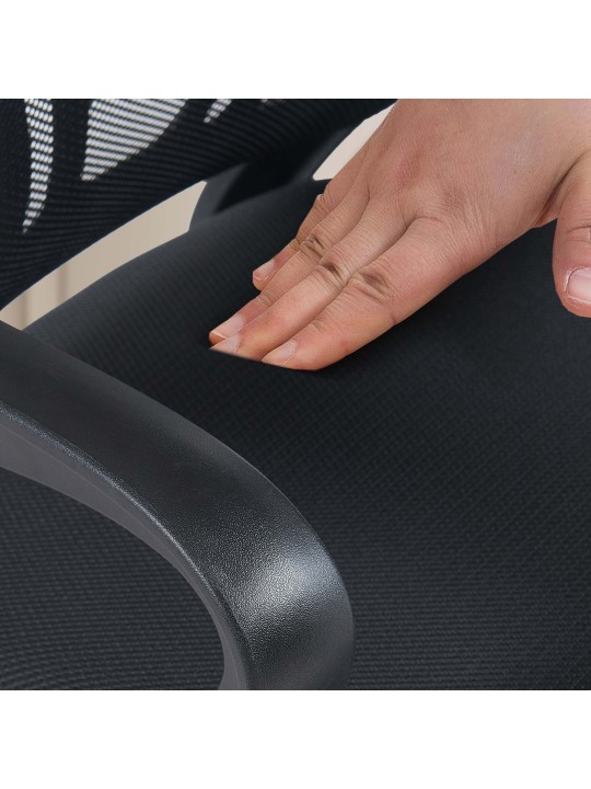 2 vierailijatuolin setti Eureka, musta 2 vierailijatuolin setti Eureka, musta