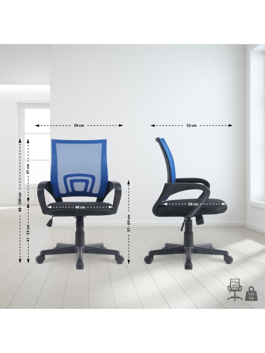 Genius työtuoli, sininen Genius työtuoli, sininen