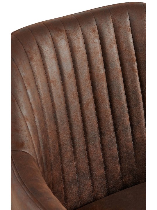 Welby vintage ruokapöydän tuoli, tummanruskea