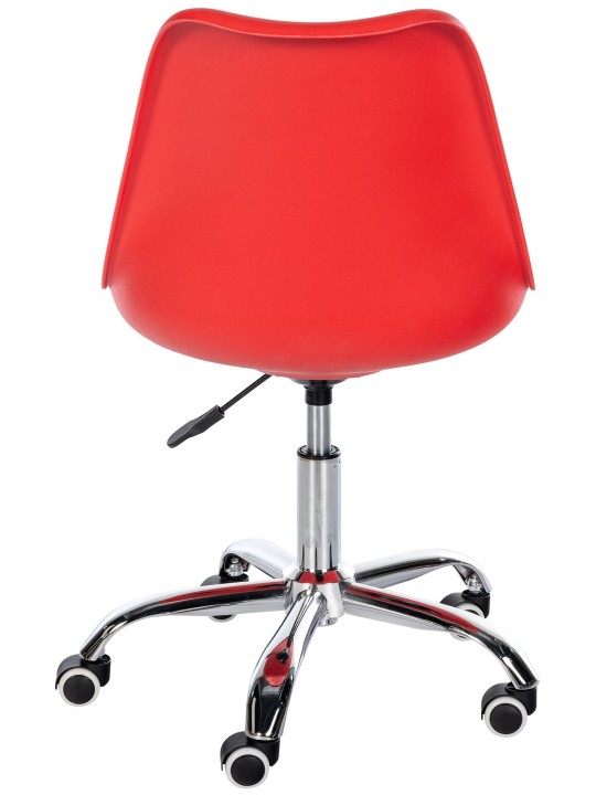 Laflin työjakkara, punainen