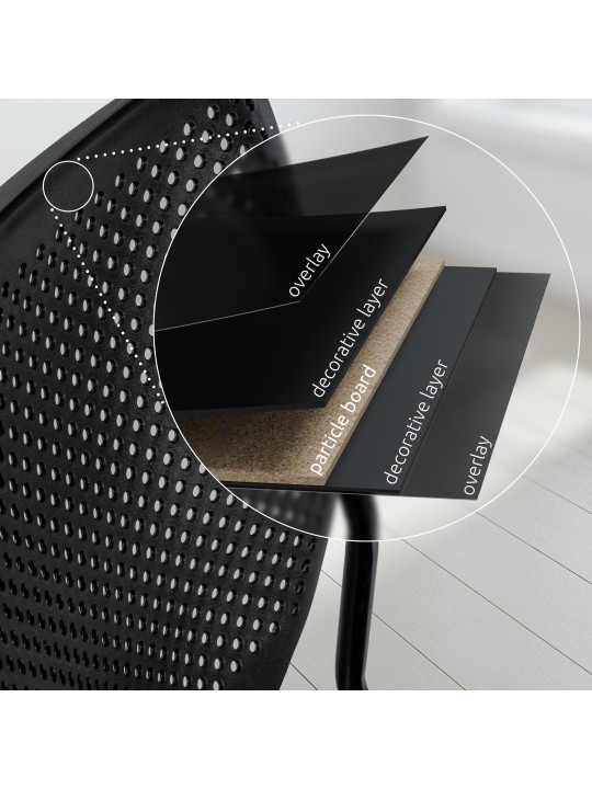 Kaber tuoli, musta/musta