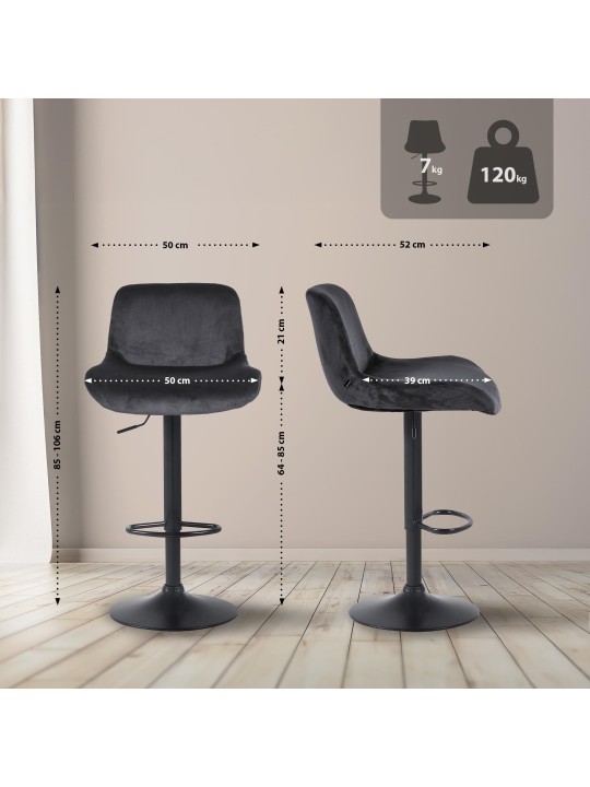 Baarijakkara Solon samettia, musta