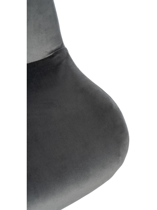 Baarijakkara Solon samettia, tummanharmaa