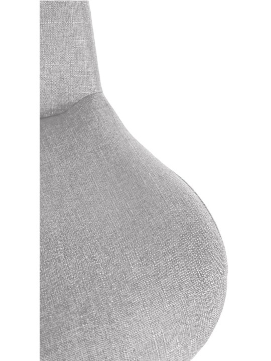 Baarijakkara Solon kromikangas, vaaleanharmaa