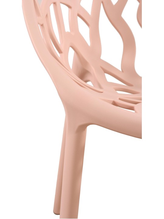 4 tuolin setti Hope, vaaleanpunainen