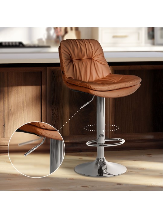 Baarijakkara Laurel tekonahka kromi, vaaleanruskea