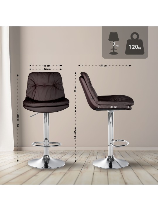 Baarijakkara Laurel tekonahka kromi, ruskea Baarijakkara Laurel tekonahka kromi, ruskea