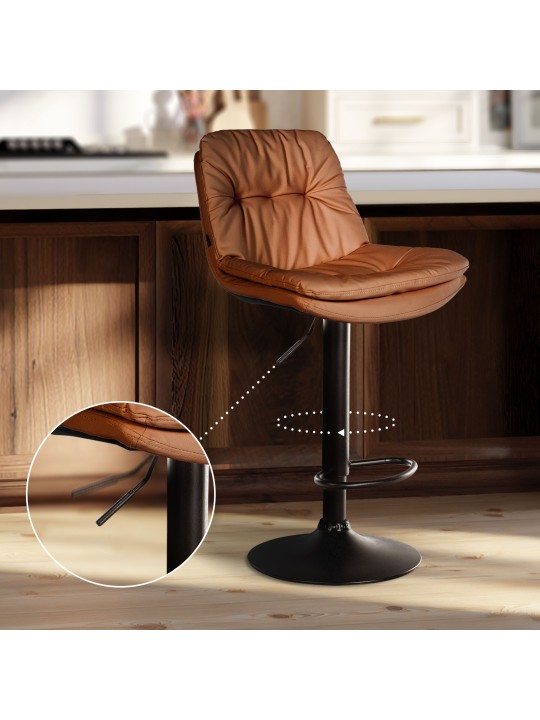 Baarijakkara Laurel keinonahkaa, vaaleanruskea