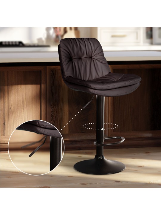 Baarijakkara Laurel keinonahkaa, ruskea