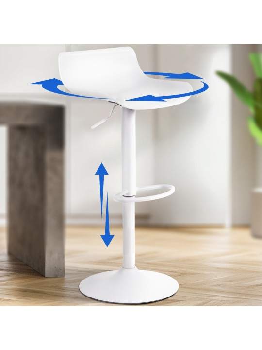 2 baarijakkaran setti Aveiro, valkoinen