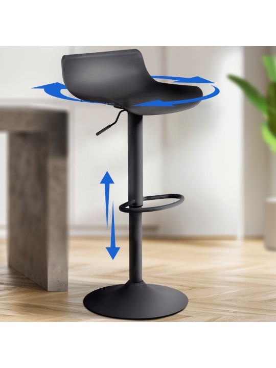 4 baarijakkaran setti Aveiro, musta 4 baarijakkaran setti Aveiro, musta