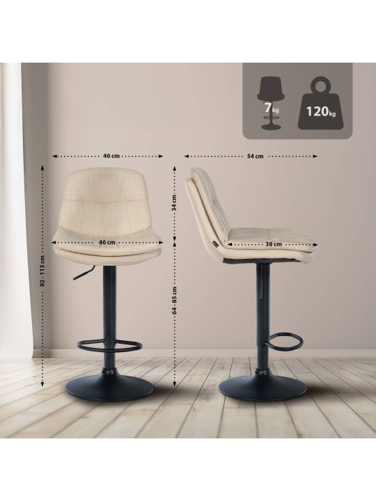 Baarijakkara Laurel kangas, kermanvärinen Baarijakkara Laurel kangas, kermanvärinen