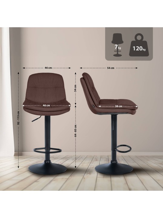 Baarijakkara Laurel kangas, ruskea