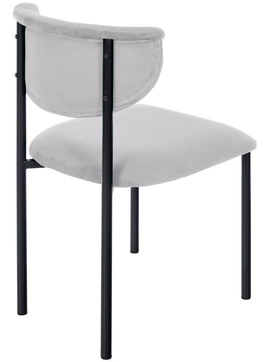 Gambell sametti vierailijatuoli, harmaa Gambell sametti vierailijatuoli, harmaa