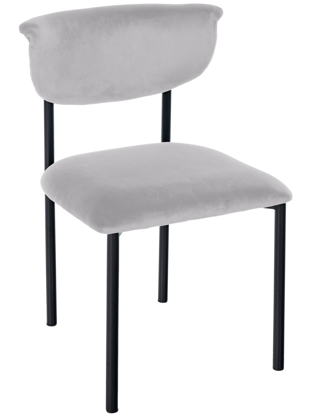 Gambell sametti vierailijatuoli, harmaa