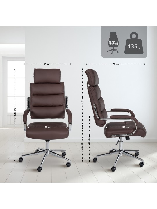 Campo työtuoli, ruskea