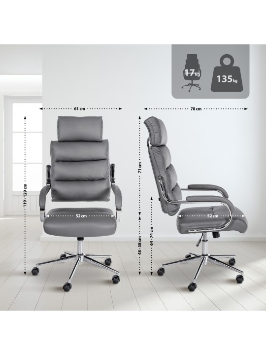 Campo työtuoli, harmaa