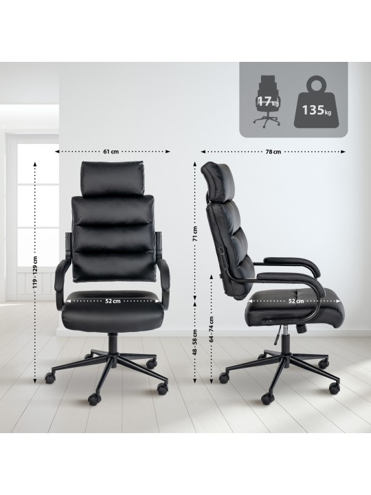 Campo työtuoli, musta/musta