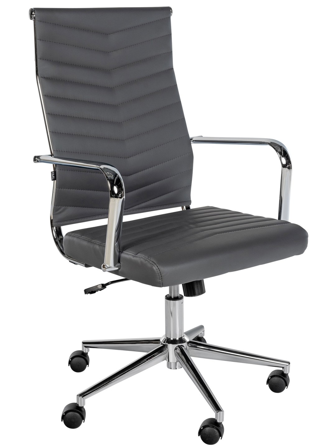 Canby keinonahkainen työtuoli, harmaa