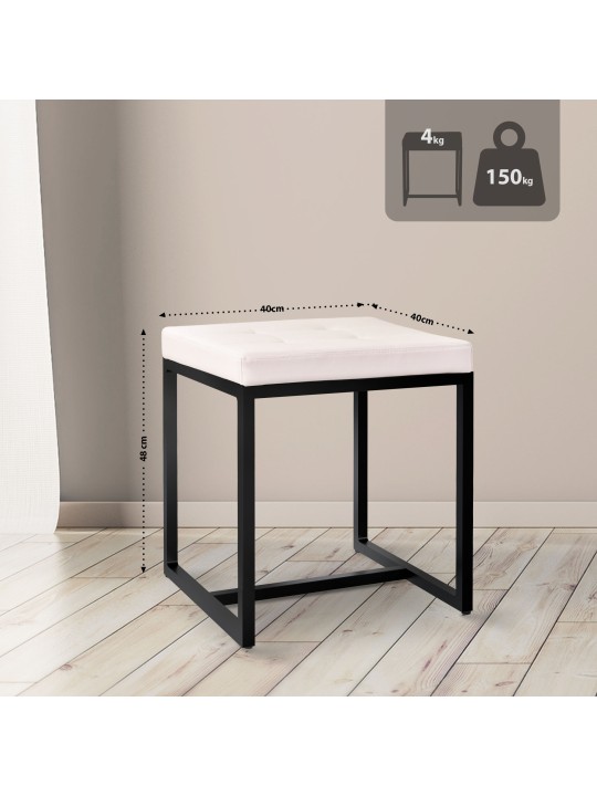 Jakkara Barci B keinonahkaa, kermanvärinen