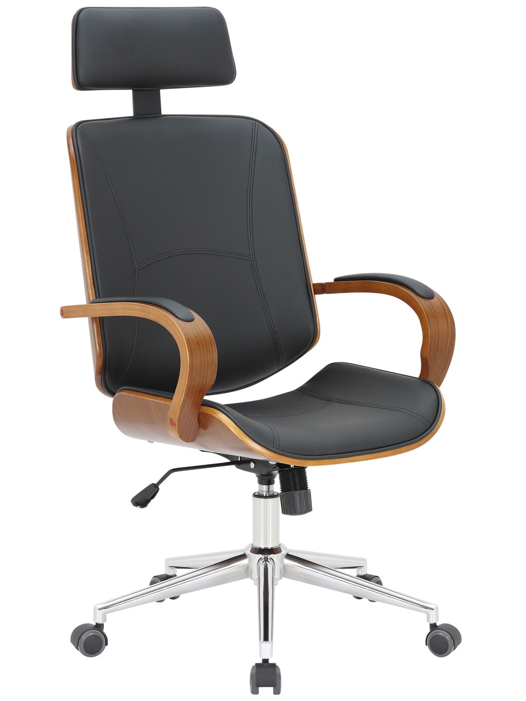 Dayton toimistotuoli, pähkinä/musta