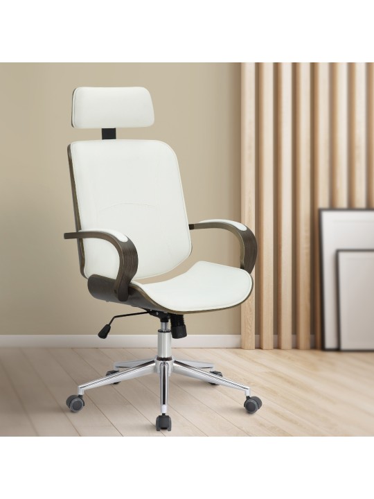 Työtuoli Dayton harmaa, valkoinen/harmaa